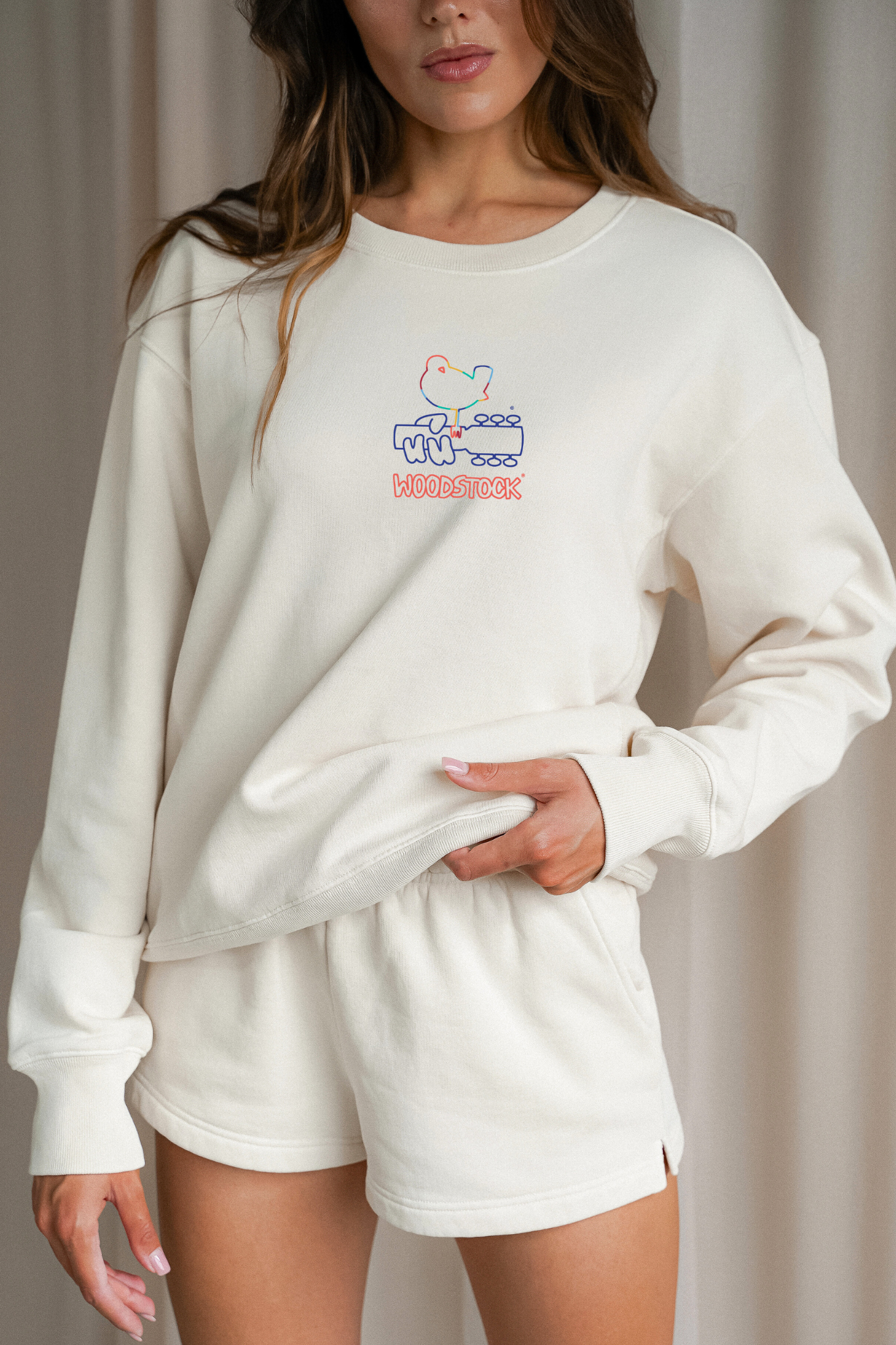 Off White Woodstock Crewneck