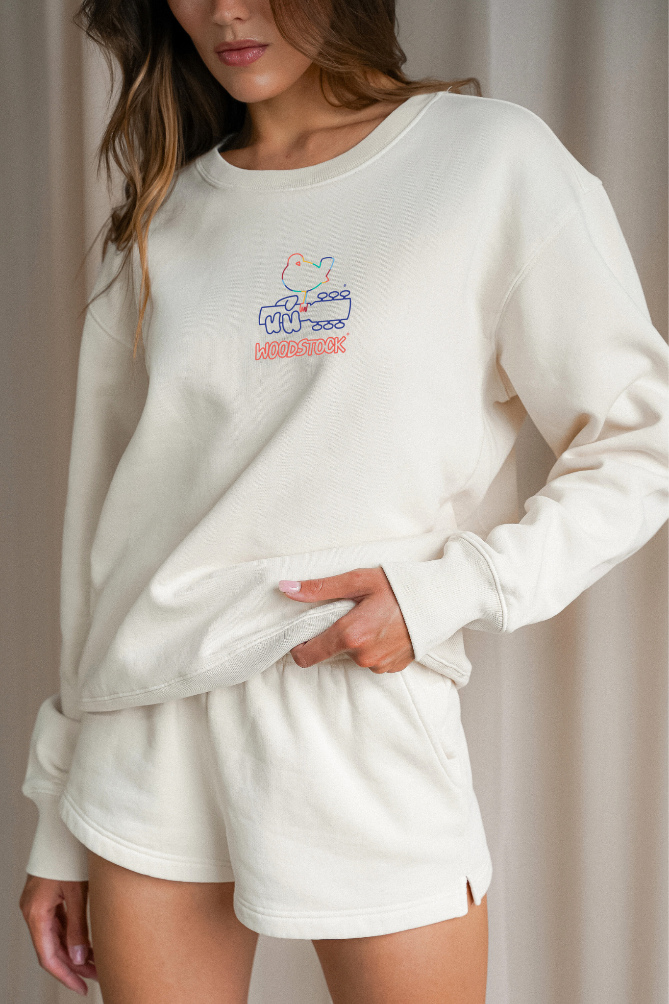 Off White Woodstock Crewneck