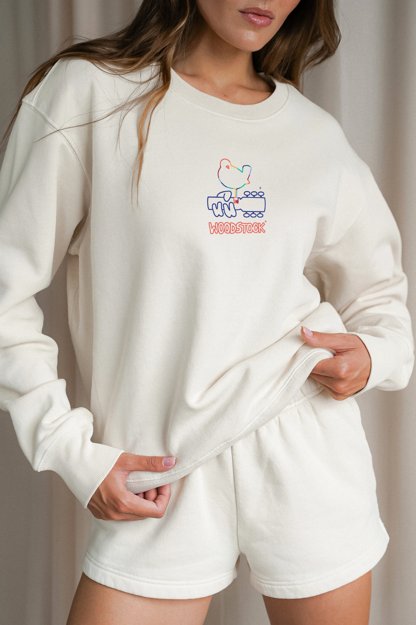 Off White Woodstock Crewneck