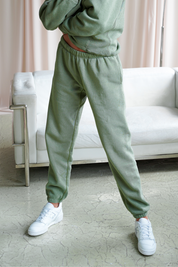 Solid Green Sweatpants