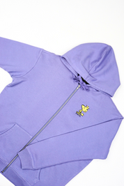 Purple Woodstock Zip Hoodie