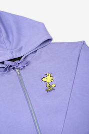 Purple Woodstock Zip Hoodie