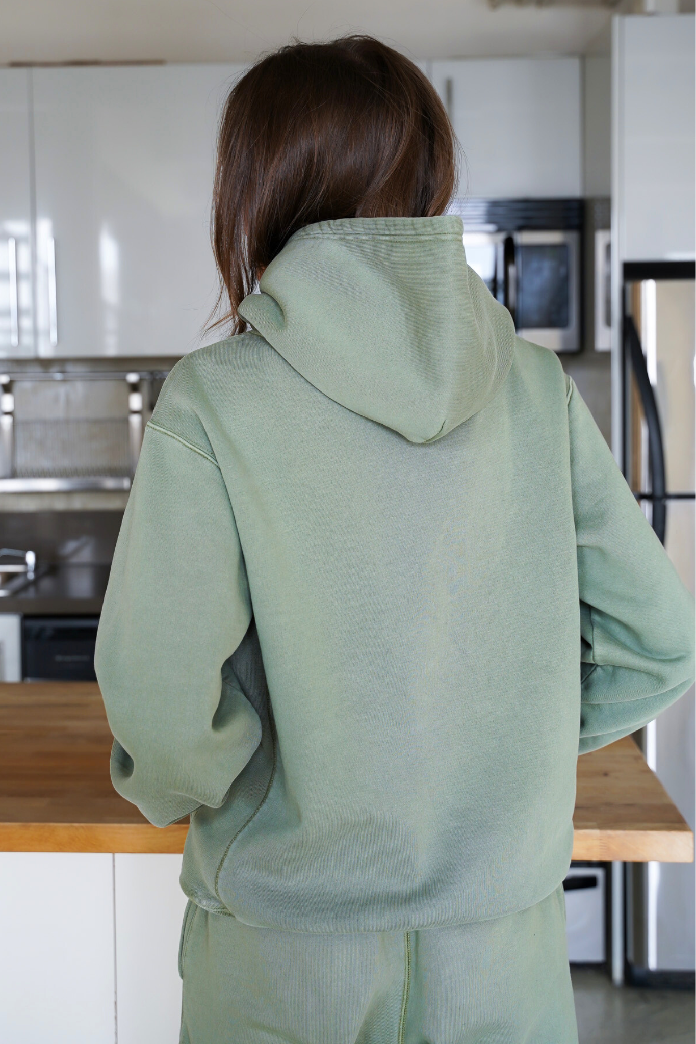 Solid Green Hoodie