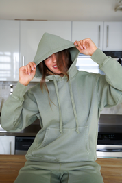 Solid Green Hoodie