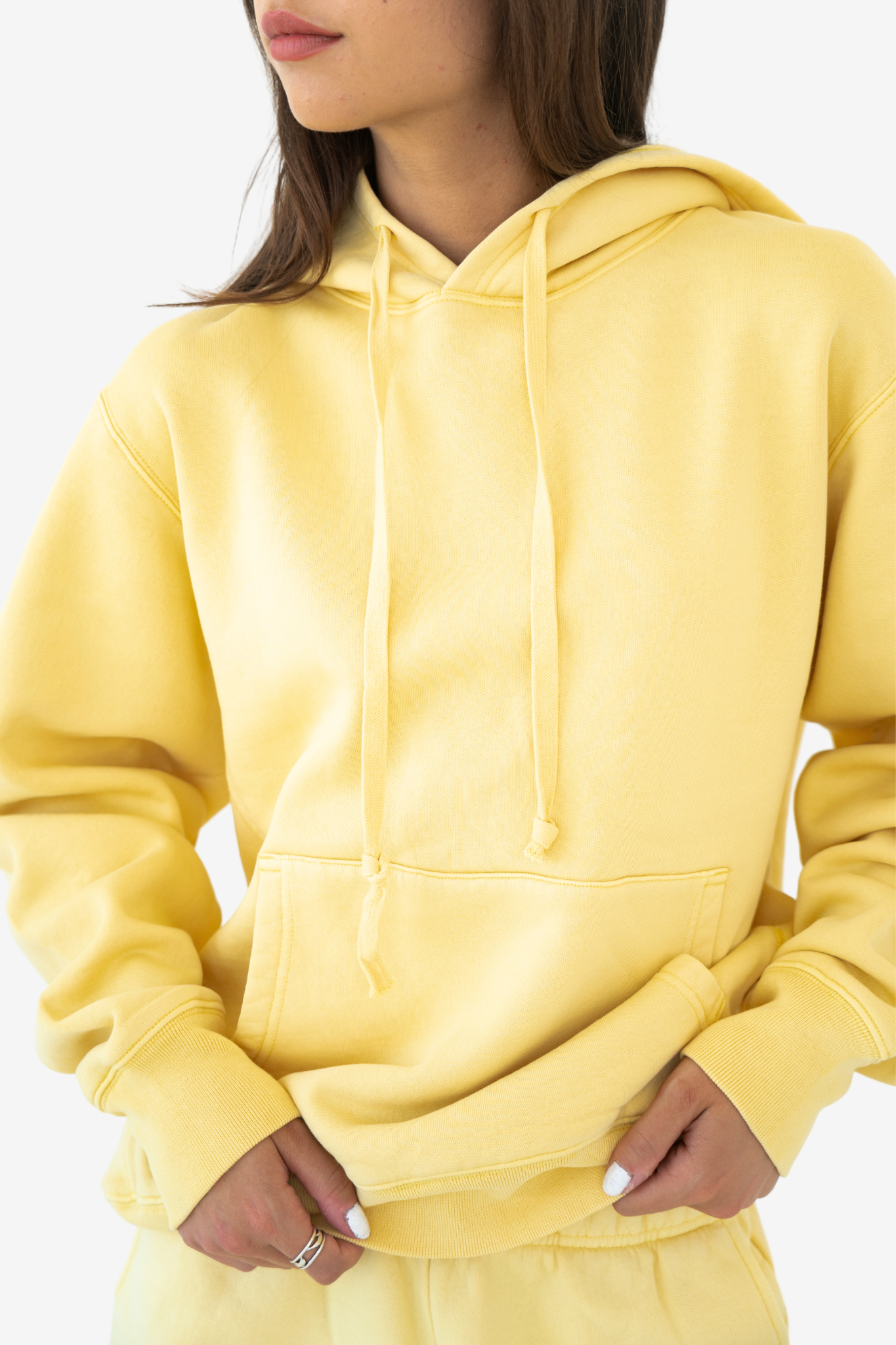 Logo Hoodie FUSION Yellow＆Denim XL Men's HH Logo Full Zip Hoodie