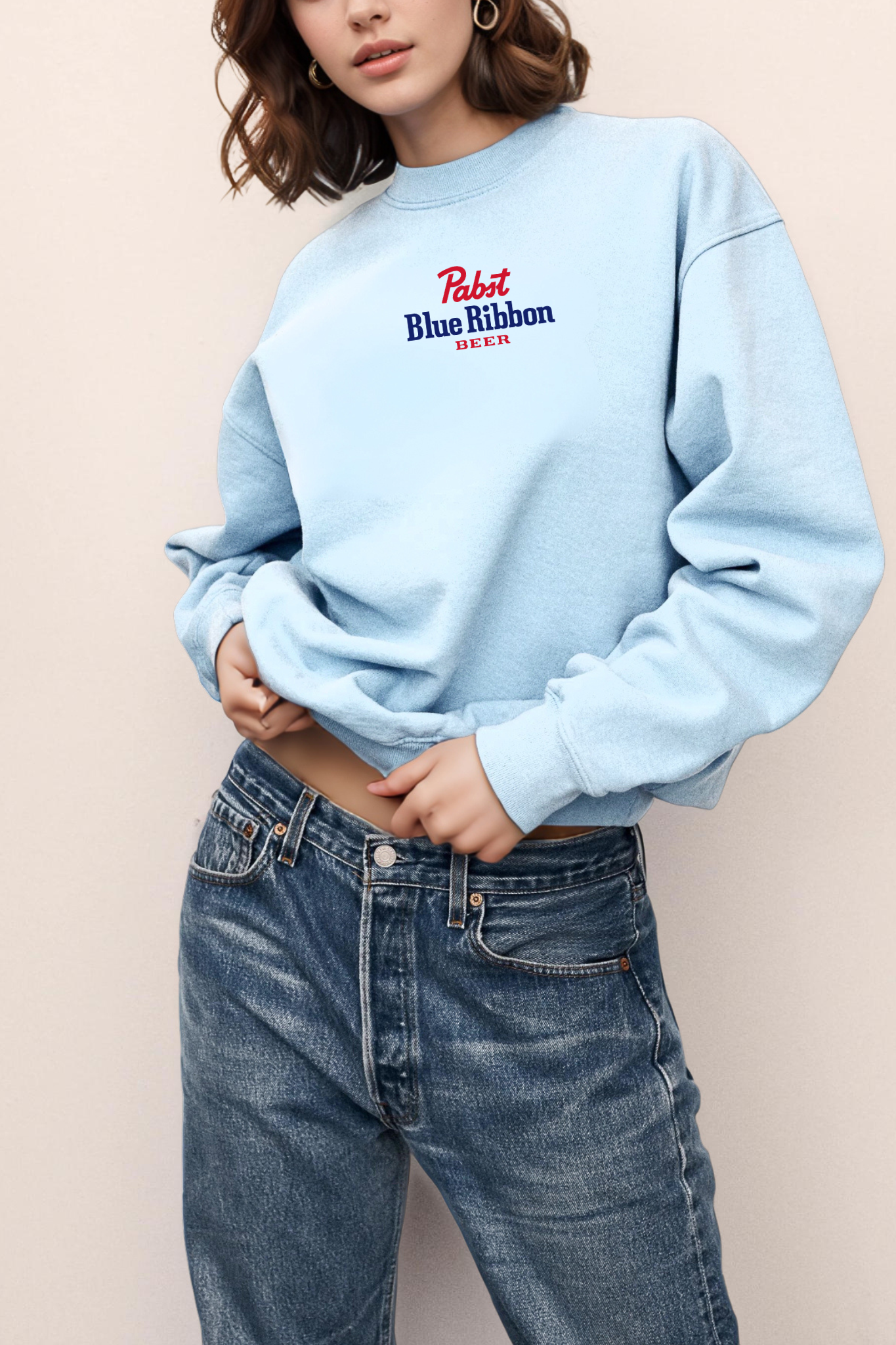 Pabst Blue Ribbon Crewneck